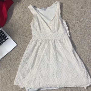 LOWBALLS ACCEPTED lace off white dress